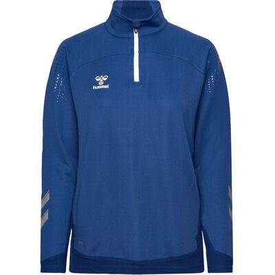 HUMMEL Hmllead Kvinnor Halv Zip True Blue - Kvinnor Halv Zip Top HUMMEL Hmllead Kvinnor Halv Zip True Blue - Kvinnor Halv Zip Top