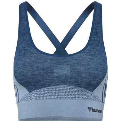Hummel Hmlclea Seamless Sports Top M NAVY PEONY/FADED DENIM M Hummel Hmlclea Seamless Sports Top M NAVY PEONY/FADED DENIM M