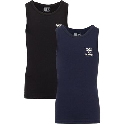 Hummel Hmlnolan Tank Top 2-Pack 122/128 BLACK IRIS 122/128 Hummel Hmlnolan Tank Top 2-Pack 122/128 BLACK IRIS 122/128
