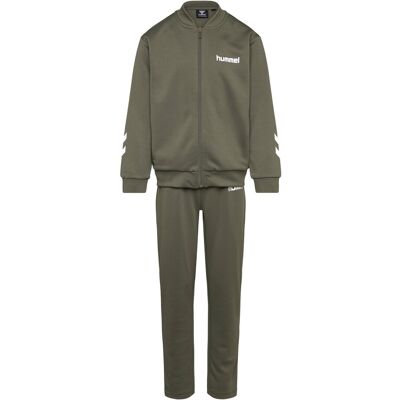 Hummel Hmltukas Tracksuit 104/110 DUSTY OLIVE 104/110 Hummel Hmltukas Tracksuit 104/110 DUSTY OLIVE 104/110