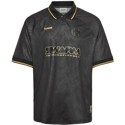 Hummel Hmlloose Bay Soccer Jersey S/S S BLACK S Hummel Hmlloose Bay Soccer Jersey S/S S BLACK S
