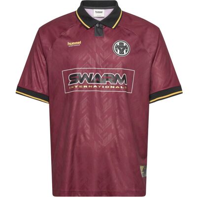 Hummel Hmlloose Bay Soccer Jersey S/S L SYRAH L Hummel Hmlloose Bay Soccer Jersey S/S L SYRAH L