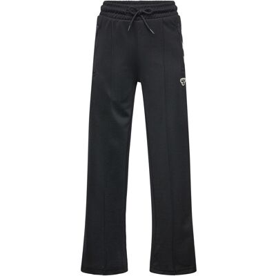 Hummel Hmljr Archive Wide Leg Poly Pants 116 BLACK 116 Hummel Hmljr Archive Wide Leg Poly Pants 116 BLACK 116