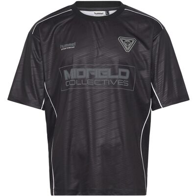 Hummel Hmlloose Tiger Soccer Jersey S/S XL BLACK XL Hummel Hmlloose Tiger Soccer Jersey S/S XL BLACK XL