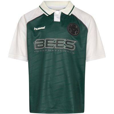 Hummel Hmljr Loose Tiger Soccer Jersey S/S 122/128 JUNE BUG 122/128 Hummel Hmljr Loose Tiger Soccer Jersey S/S 122/128 JUNE BUG 122/128