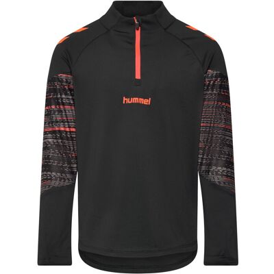 Hummel Hmlblaze Pro Training Half Zip Kids 116 BLACK/ORANGE 116 Hummel Hmlblaze Pro Training Half Zip Kids 116 BLACK/ORANGE 116