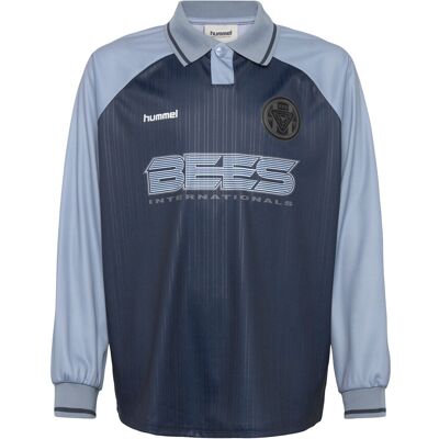 Hummel Hmljr Loose Stripe Soccer Jersey Ls 146/152 DRESS BLUES 146/152 Hummel Hmljr Loose Stripe Soccer Jersey Ls 146/152 DRESS BLUES 146/152