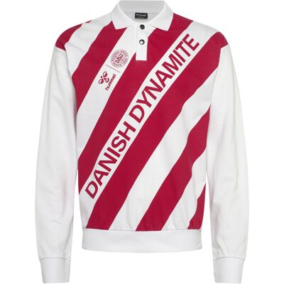 Hummel Dbu 26 Fan Dynamite Tee Ls S WHITE/TANGO RED S Hummel Dbu 26 Fan Dynamite Tee Ls S WHITE/TANGO RED S