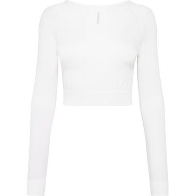 ICANIWILL Define Seamless Ls Crop Top White Wmn S WHITE S ICANIWILL Define Seamless Ls Crop Top White Wmn S WHITE S