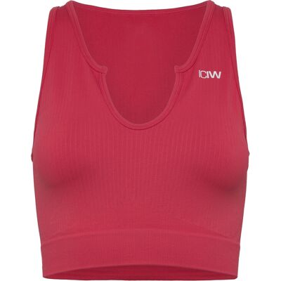 ICANIWILL Ribbed Define Seamless Tank Top L RASPBERRY L ICANIWILL Ribbed Define Seamless Tank Top L RASPBERRY L