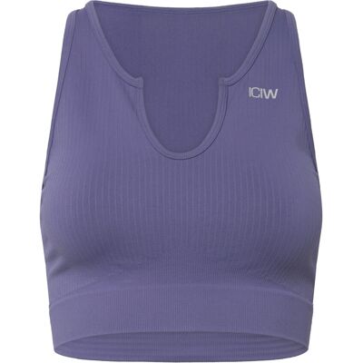 ICANIWILL Ribbed Define Seamless Tank Top M VIOLET BLUE M ICANIWILL Ribbed Define Seamless Tank Top M VIOLET BLUE M