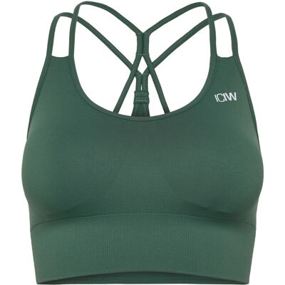 ICANIWILL Define Seamless Sports Bra XS MOSS XS ICANIWILL Define Seamless Sports Bra XS MOSS XS