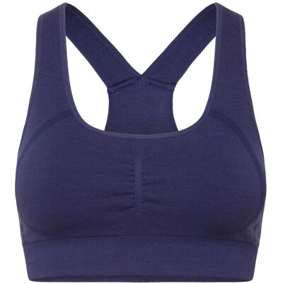 ICANIWILL Rush Seamless Sports Bra M DARK SLATE BLUE MELANGE M ICANIWILL Rush Seamless Sports Bra M DARK SLATE BLUE MELANGE M