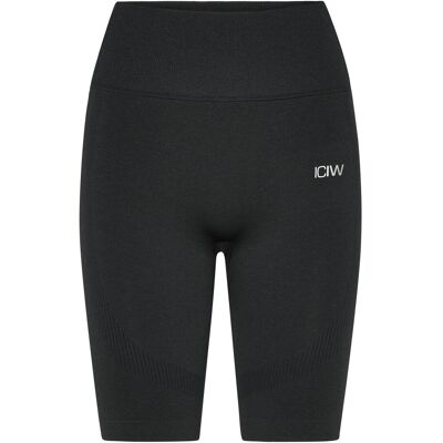 ICANIWILL Soft Seamless Biker Shorts W S NAVY MELANGE S ICANIWILL Soft Seamless Biker Shorts W S NAVY MELANGE S