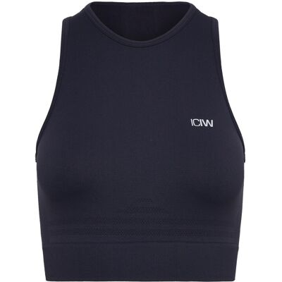 ICANIWILL Define Seamless Cropped Tank Top-Navy-Xxl XXL NAVY XXL ICANIWILL Define Seamless Cropped Tank Top-Navy-Xxl XXL NAVY XXL