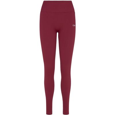 ICANIWILL Ribbed Define Seamless V-Shape Tights M BURGUNDY M ICANIWILL Ribbed Define Seamless V-Shape Tights M BURGUNDY M