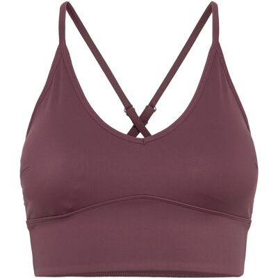 ICANIWILL Nimble Adjustable Strappy Sports Bra M DULL BERRY RED M ICANIWILL Nimble Adjustable Strappy Sports Bra M DULL BERRY RED M