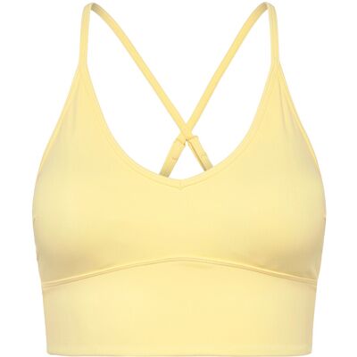 ICANIWILL Nimble Adjustable Strappy Sports Bra XL FADING YELLOW XL ICANIWILL Nimble Adjustable Strappy Sports Bra XL FADING YELLOW XL