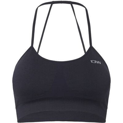 ICANIWILL Shape Seamless Strappy Sports Bra W S DARK NAVY MELANGE S ICANIWILL Shape Seamless Strappy Sports Bra W S DARK NAVY MELANGE S
