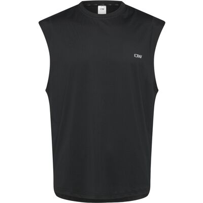 ICANIWILL Stride Sleeveless T-Shirt M S BLACK S ICANIWILL Stride Sleeveless T-Shirt M S BLACK S