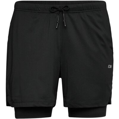 ICANIWILL Stride 2-In-1 Shorts M M BLACK M ICANIWILL Stride 2-In-1 Shorts M M BLACK M