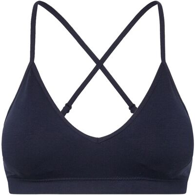 ICANIWILL Smooth Seamless Strappy Sports Bra W XL MIDNIGHT BLUE XL ICANIWILL Smooth Seamless Strappy Sports Bra W XL MIDNIGHT BLUE XL