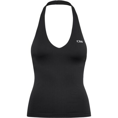 ICANIWILL Define Seamless Halter Neck Tank W XL BLACK XL ICANIWILL Define Seamless Halter Neck Tank W XL BLACK XL