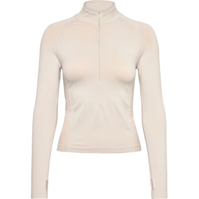 ICANIWILL Define Seamless Invisible 1/2 Zip Ls W XS LIGHT DUSTY BEIGE XS ICANIWILL Define Seamless Invisible 1/2 Zip Ls W XS LIGHT DUSTY BEIGE XS