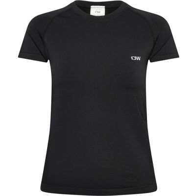 ICANIWILL Define Seamless T-Shirt W S BLACK S ICANIWILL Define Seamless T-Shirt W S BLACK S