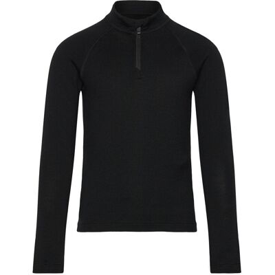 Icebreaker Kids Merino 260 Tech Ls Half Zip 110 BLACK 110 Icebreaker Kids Merino 260 Tech Ls Half Zip 110 BLACK 110