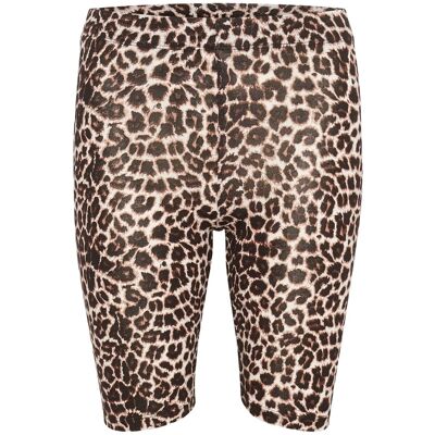 Kaffe Kasally Jersey Shorts L FEATHER GRAY LEO PRINT L Kaffe Kasally Jersey Shorts L FEATHER GRAY LEO PRINT L