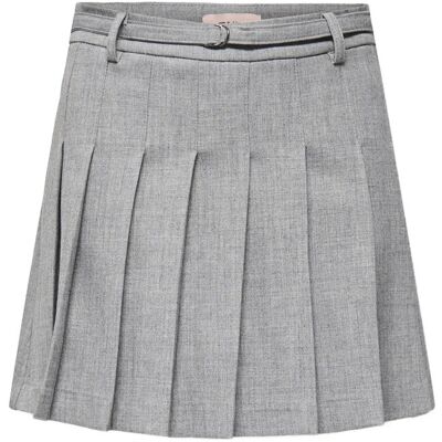 Kids Only Kogazalia Pleated String Skort Tlr 128 LIGHT GREY MELANGE 128 Kids Only Kogazalia Pleated String Skort Tlr 128 LIGHT GREY MELANGE 128