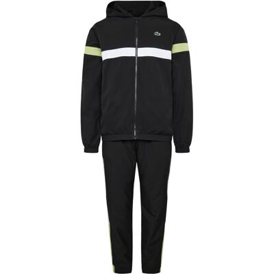 Lacoste 1Hw1 Men's Tracksuit XXL BLACK/WHITE XXL Lacoste 1Hw1 Men's Tracksuit XXL BLACK/WHITE XXL