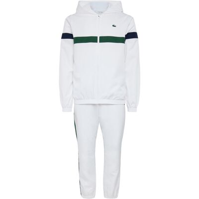 Lacoste 1Hw1 Men's Tracksuit M WHITE/GREEN M Lacoste 1Hw1 Men's Tracksuit M WHITE/GREEN M