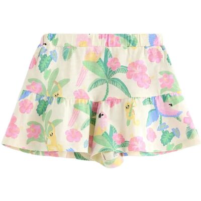 Lindex Skort In Slub Jersey With Frill Trim 98/104 WHITE 98/104 Lindex Skort In Slub Jersey With Frill Trim 98/104 WHITE 98/104