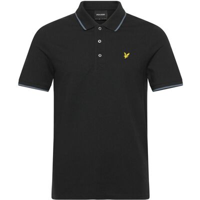 Scott Tipped Polo Shirt S X938 BLACK ICE/ OCEAN SKY S Scott Tipped Polo Shirt S X938 BLACK ICE/ OCEAN SKY S