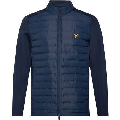 Scott Hybrid Quilted Full Zip Golf Jacket L RYDER BLUE L Scott Hybrid Quilted Full Zip Golf Jacket L RYDER BLUE L