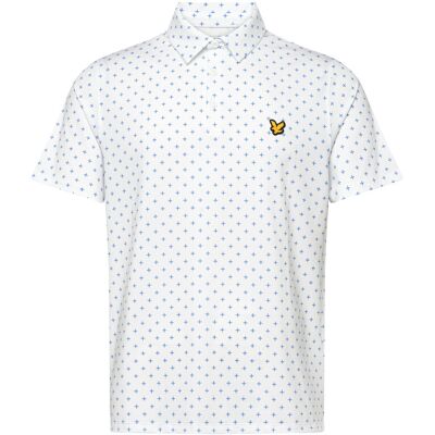 Scott Golf Cross Print Polo M 626 WHITE M Scott Golf Cross Print Polo M 626 WHITE M