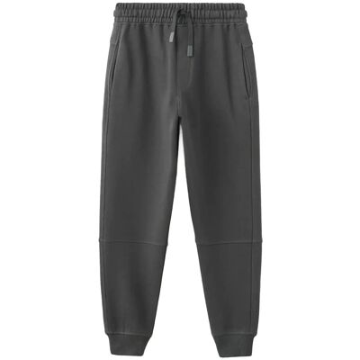 Mango Cotton Joggers With Elastic Waist 128 CHARCOAL 128 Mango Cotton Joggers With Elastic Waist 128 CHARCOAL 128