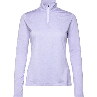 Mizuno Core Impulse Half Zip Long Sleeve Tee L ICELANDIC BLUE L Mizuno Core Impulse Half Zip Long Sleeve Tee L ICELANDIC BLUE L