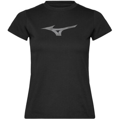 Mizuno Athletics Rb Tee(W) L BLACK L Mizuno Athletics Rb Tee(W) L BLACK L