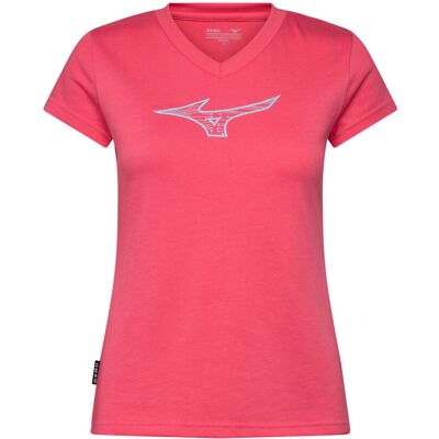Mizuno Athletics Rb T-Shirt(W) L CALYPSO CORAL L Mizuno Athletics Rb T-Shirt(W) L CALYPSO CORAL L