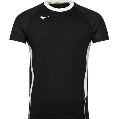 Mizuno Premium High-Kyu Tee(M) S BLACK/WHITE S Mizuno Premium High-Kyu Tee(M) S BLACK/WHITE S