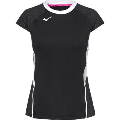 Mizuno Premium High-Kyu Tee(W) L BLACK/WHITE L Mizuno Premium High-Kyu Tee(W) L BLACK/WHITE L
