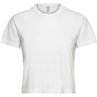 Moonchild Yoga Wear Moonchild Monogram Tee L WHITE L Moonchild Yoga Wear Moonchild Monogram Tee L WHITE L