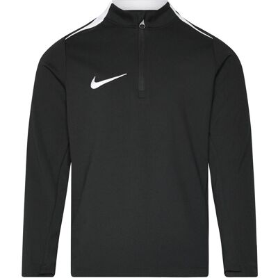 Nike Dri-Fit Academic Pro 24 Drill Top 137-147 BLACK/BLACK/WHITE/WHITE 137-147 Nike Dri-Fit Academic Pro 24 Drill Top 137-147 BLACK/BLACK/WHITE/WHITE 137-147