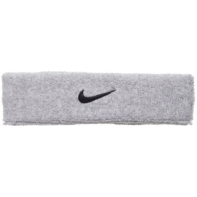 NIKE Equipment Nike Swoosh Headband ONE SIZE GREY HEATHER/BLACK ONE SIZE NIKE Equipment Nike Swoosh Headband ONE SIZE GREY HEATHER/BLACK ONE SIZE