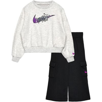 Nike French Terry Pant Set 92/98 BLACK 92/98 Nike French Terry Pant Set 92/98 BLACK 92/98
