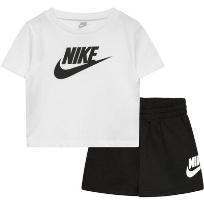 Nike Club Tee & Short Set 80/86CM BLACK/WHITE 80/86CM Nike Club Tee & Short Set 80/86CM BLACK/WHITE 80/86CM