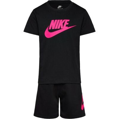 Nike Club Tee & Short Set 110/116 HYPER PINK/BLACK 110/116 Nike Club Tee & Short Set 110/116 HYPER PINK/BLACK 110/116